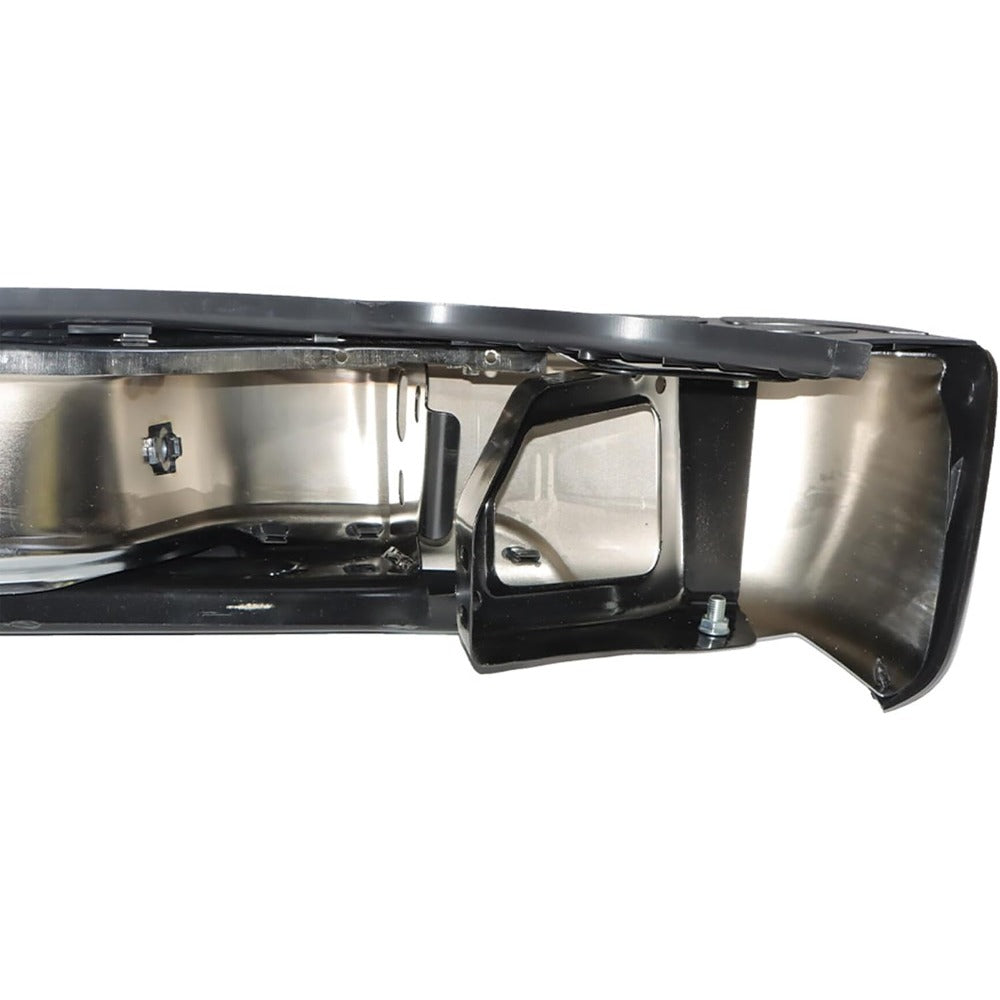 Black Steel Rear Step Bumper Assembly for Chevrolet Tahoe & GMC Yukon 2000-2006, GM1101115