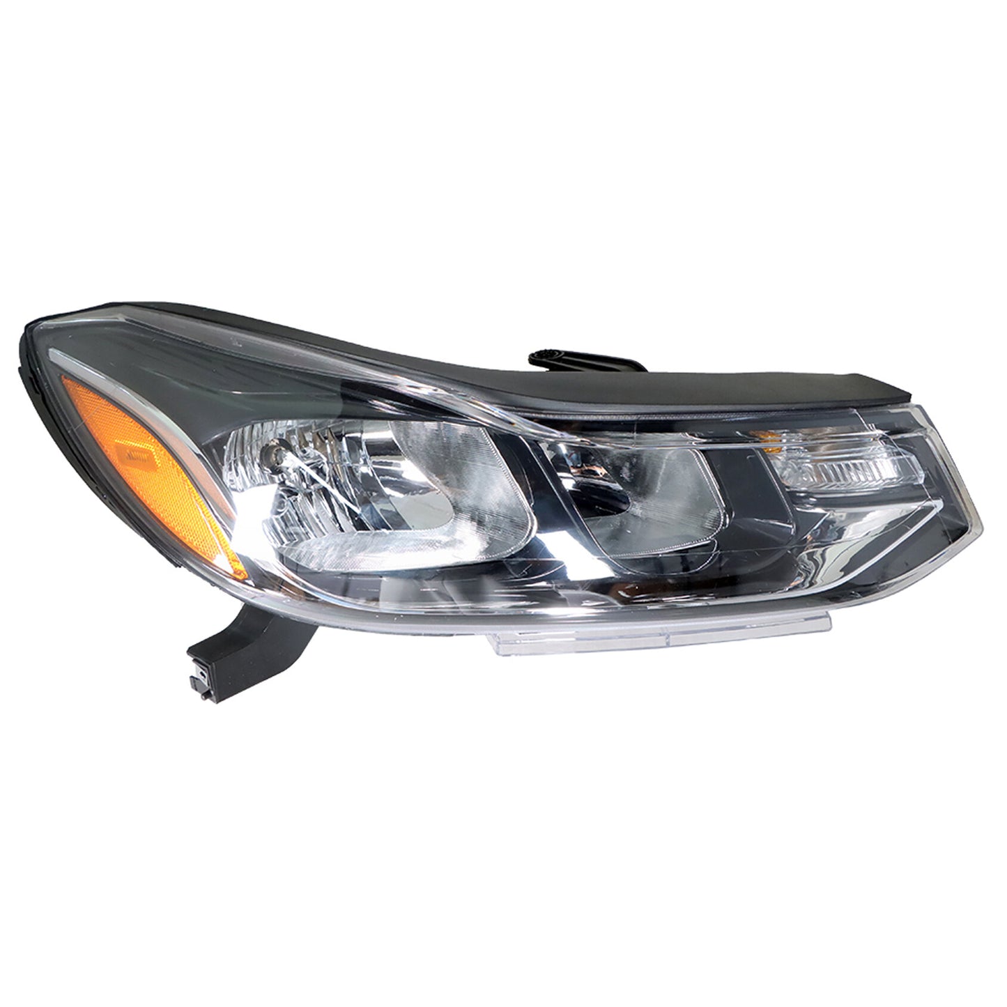 munirater Right Headlight For 2017-19 Chevrolet Trax LS/LT/Premier Halogen Chrome Housing