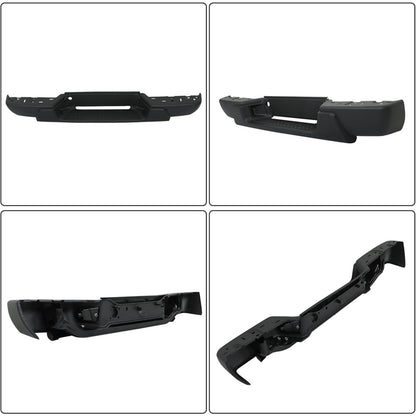 Black Steel Rear Step Bumper for Chevrolet Colorado & GMC Canyon 2004-2007, GM1103146