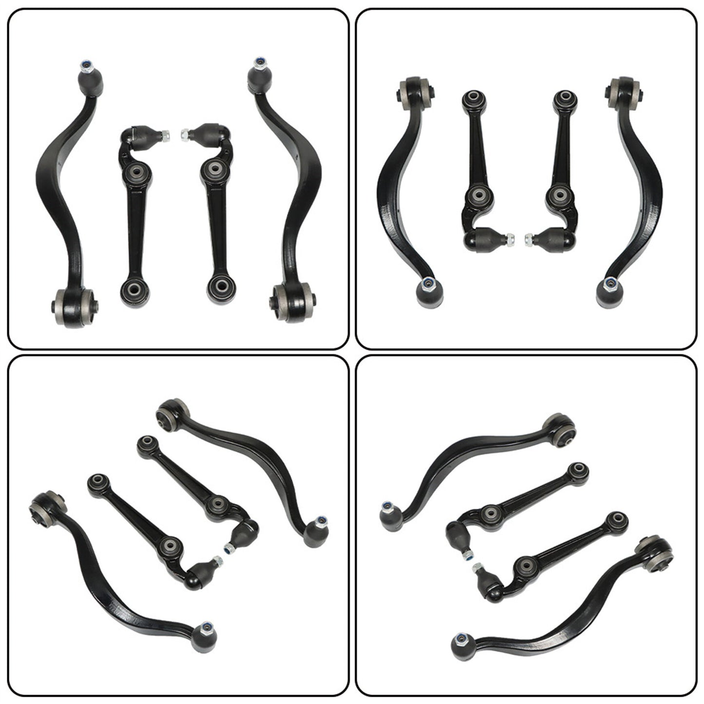 munirater 4Pcs Front Lower Control Arms and Ball Joints Replacement for 2007-2012 Fusion 2007-2012 MKZ 2007-2011 Milan K620492