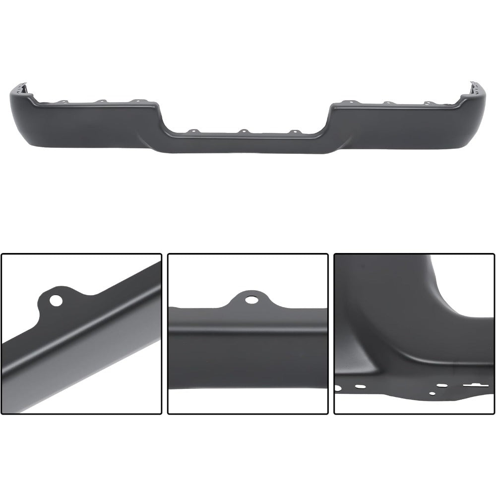 Black Steel Rear Bumper Face Bar for Ram 2500 2019-2024, CH1102387