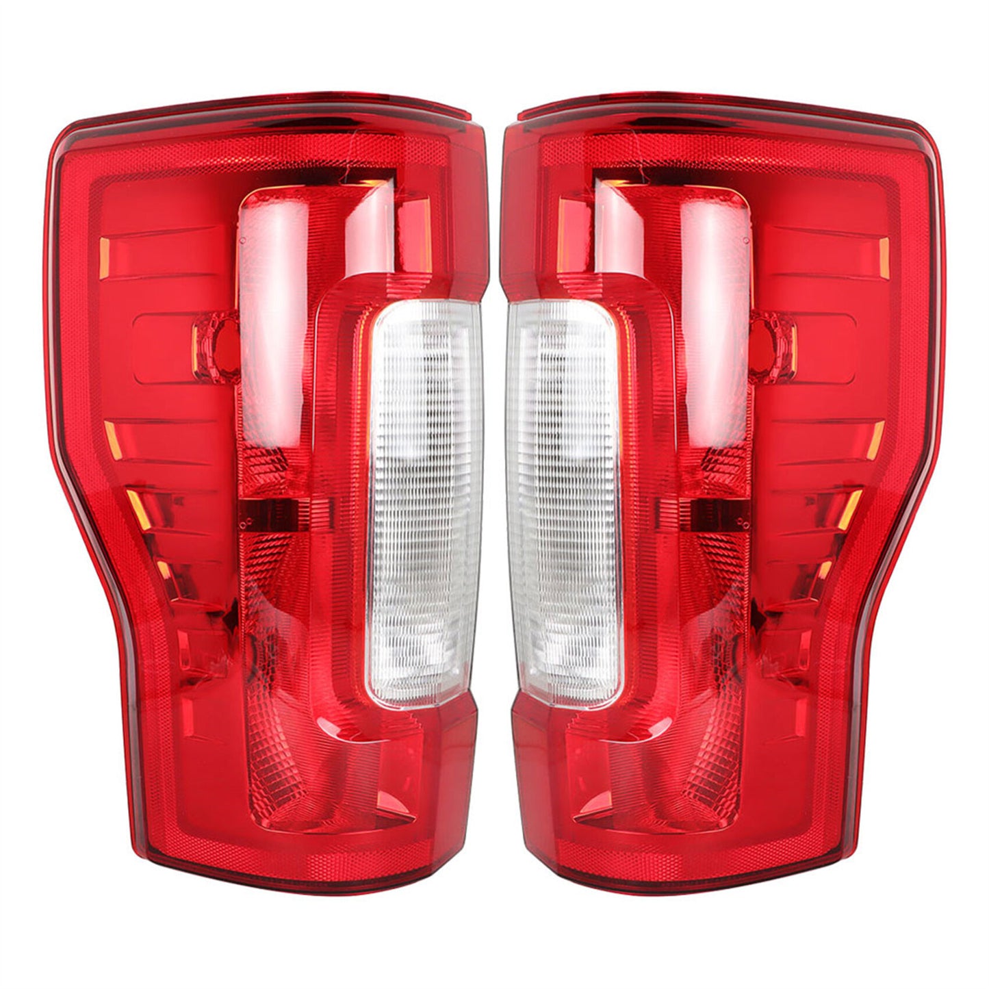 munirater 2-Pack Tail Lights Assembly Brake Lamps Driver and Passenger Side w/o Blind Spot Replacement for 2017-2019 F250 F350