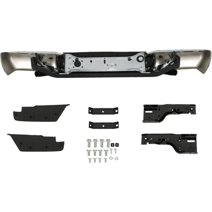 Chrome Steel Rear Step Bumper for Chevrolet Colorado & GMC Canyon 2008-2012, GM1103156