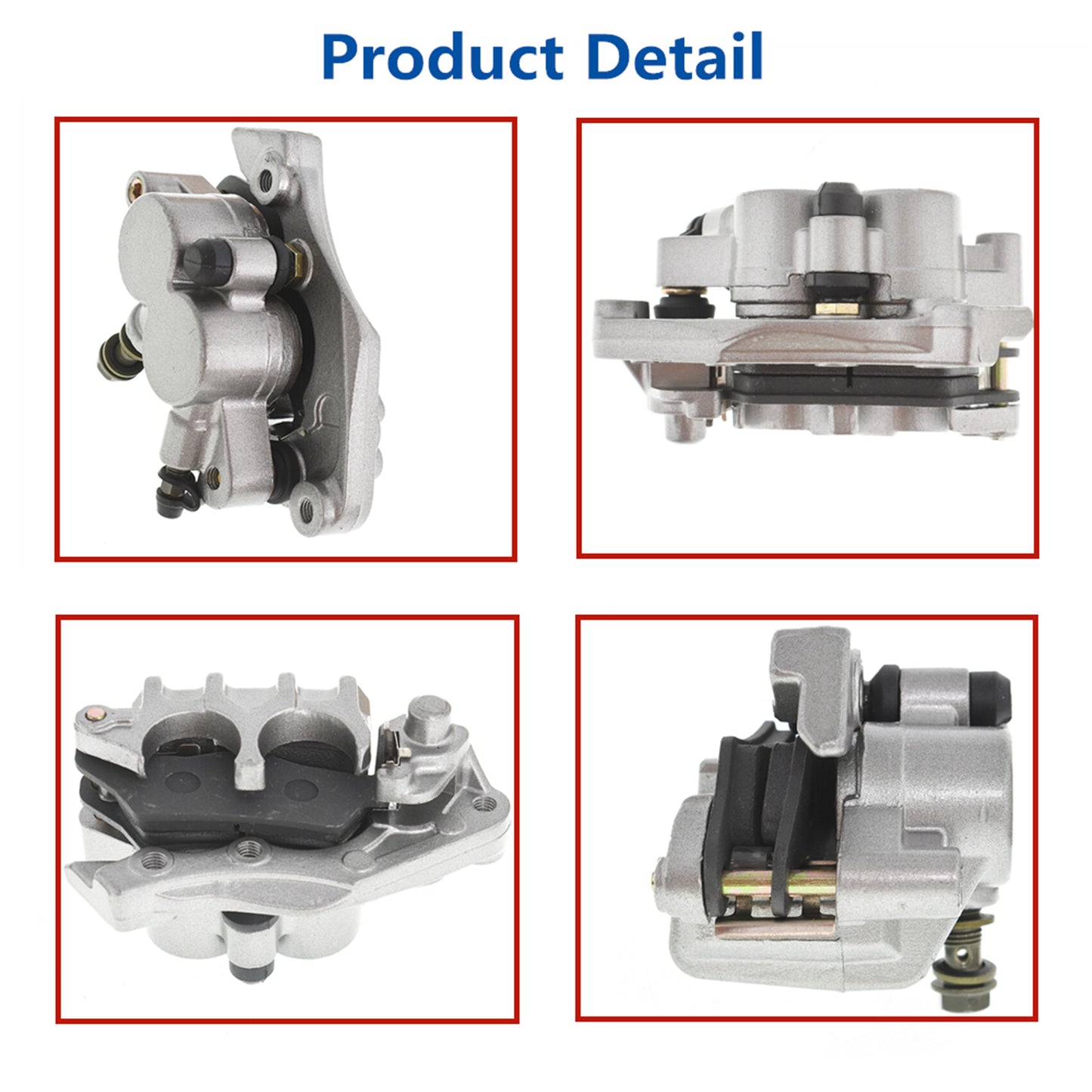 munirater Front Master Cylinder Lever + Brake Caliper Replacement for CR125R 250R CRF250X 450X