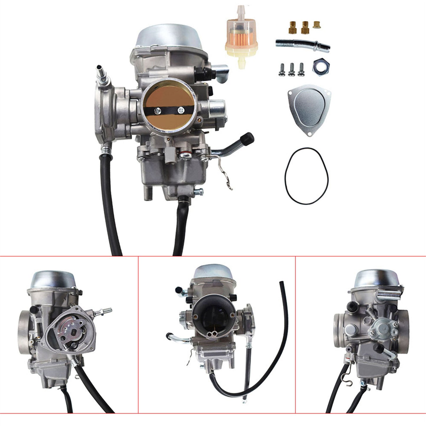 munirater ATV Carburetor Carb Replacement for Yamaha Grizzly 600 660 YFM600 YFM660 Yamaha Grizzly 660