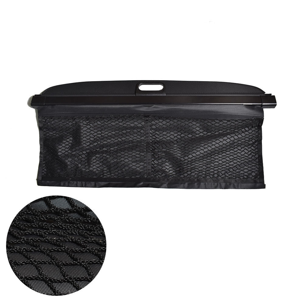 munirater Black Retractable Cargo Cover Security Trunk Shield Shade Replacement for Smart ForTwo 2007-2014 1st Generation Only Anti-Theft