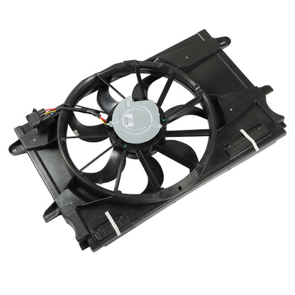 Efficient Plug-and-Play Radiator Cooling Fan Assembly Replacement for 2017-2019 Cruze 1.4L - Black, 12V 400W