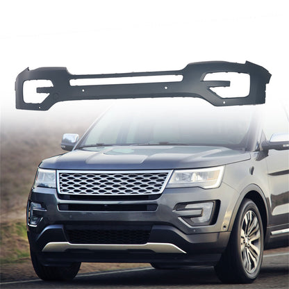 munirater Primered Front Bumper Cover with 4 Park Assist Sensors Replacement for 2016 2017 Explorer