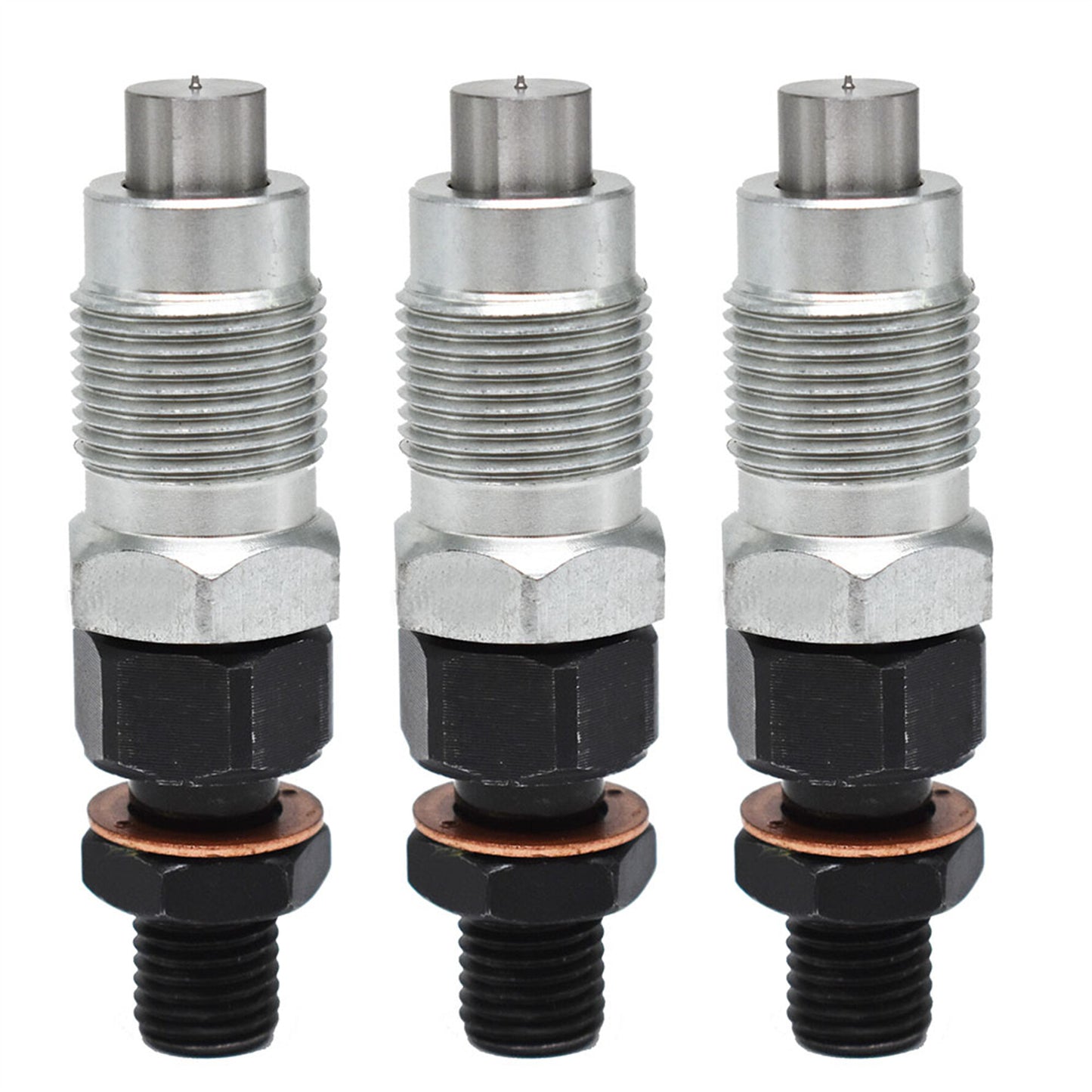 munirater 3-Pack Fuel Injectors Replacement for Kubota D722 D782 D902 Engine 16001-53000