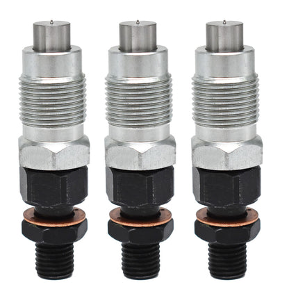 munirater 3-Pack Fuel Injectors Replacement for Kubota D722 D782 D902 Engine 16001-53000