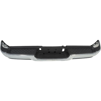 Chrome Rear Step Bumper for Ram 2500 / 3500 2019-2024, without Sensor or Light Openings, 68451162AA