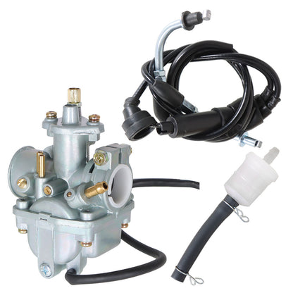 Carburetor with Throttle Cable and Filter for 1983-2006 PW80