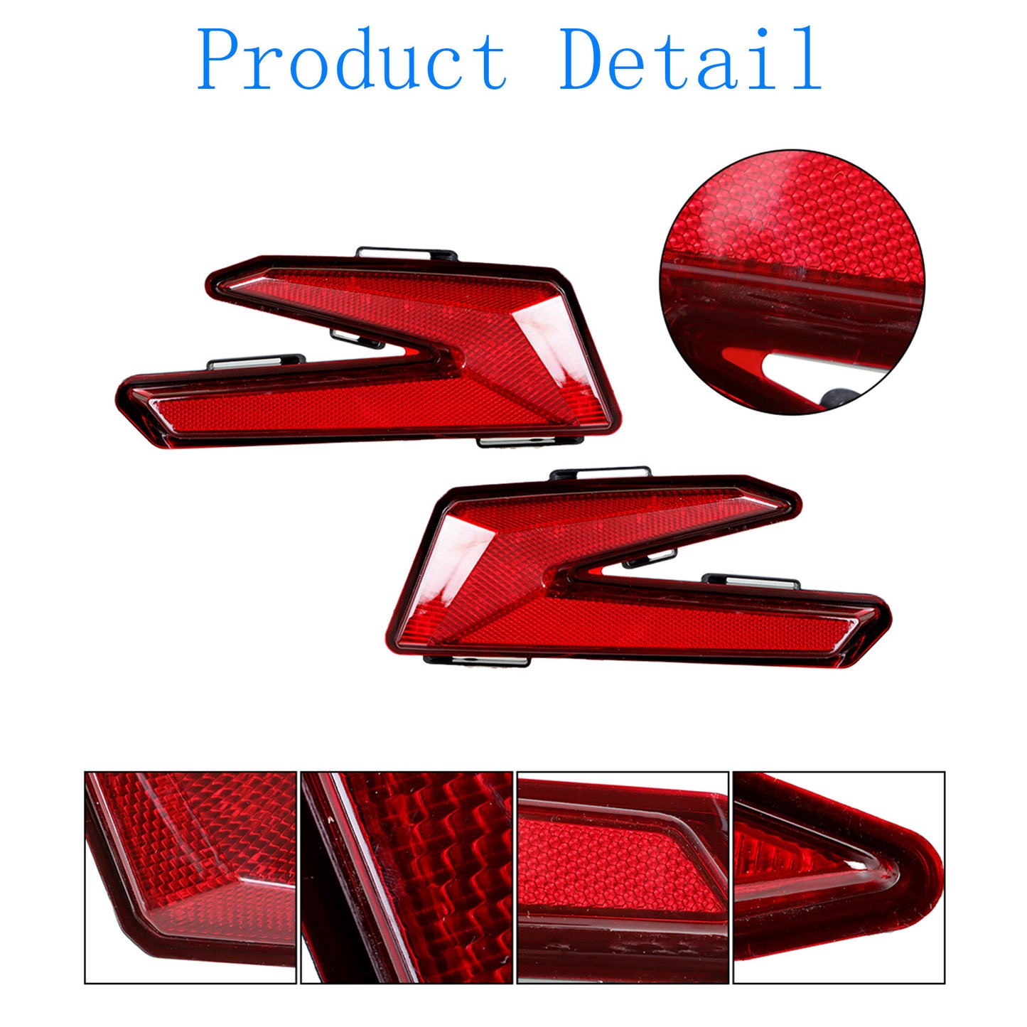 munirater Left Right Red LED Brake Tail Lights Replacement for 2017-2021 Maverick X3 XDS XRS XMR UTV 710004744 710004743