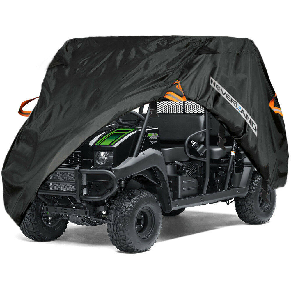 UTV 2-Seater Storage Cover Side by Side Replacement for Kawasaki Mule 4000 4010 Trans SE Utility Vehicle Trailable Storage Cover