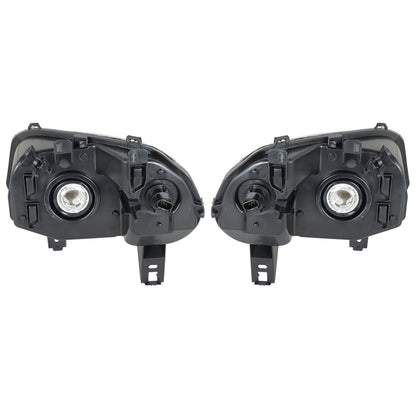 munirater Right+Left Side Headlights Pair For 2006-2011 Chevy HHR Halogen Chrome