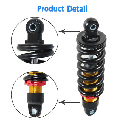 munirater Rear Shocks Absorbers Suspension 10.5inch 270mm Replacement for Dirt Pit Bike SDG SSR Coolster 110cc 125cc