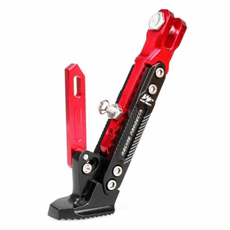 munirater Universal CNC Aluminum Alloy Adjustable Foot Side Bracket Motorcycle