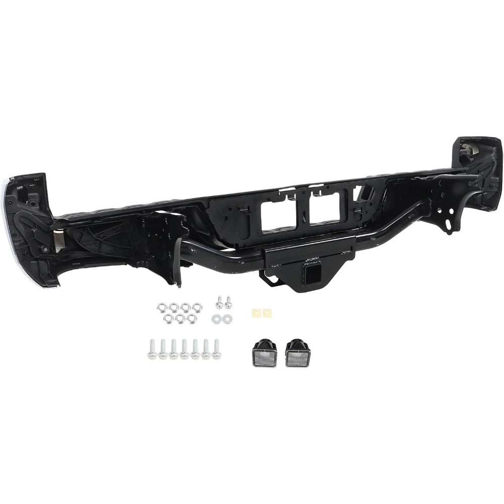 Chrome Steel Rear Step Bumper for Toyota Tacoma 2016-2023, TO1103129