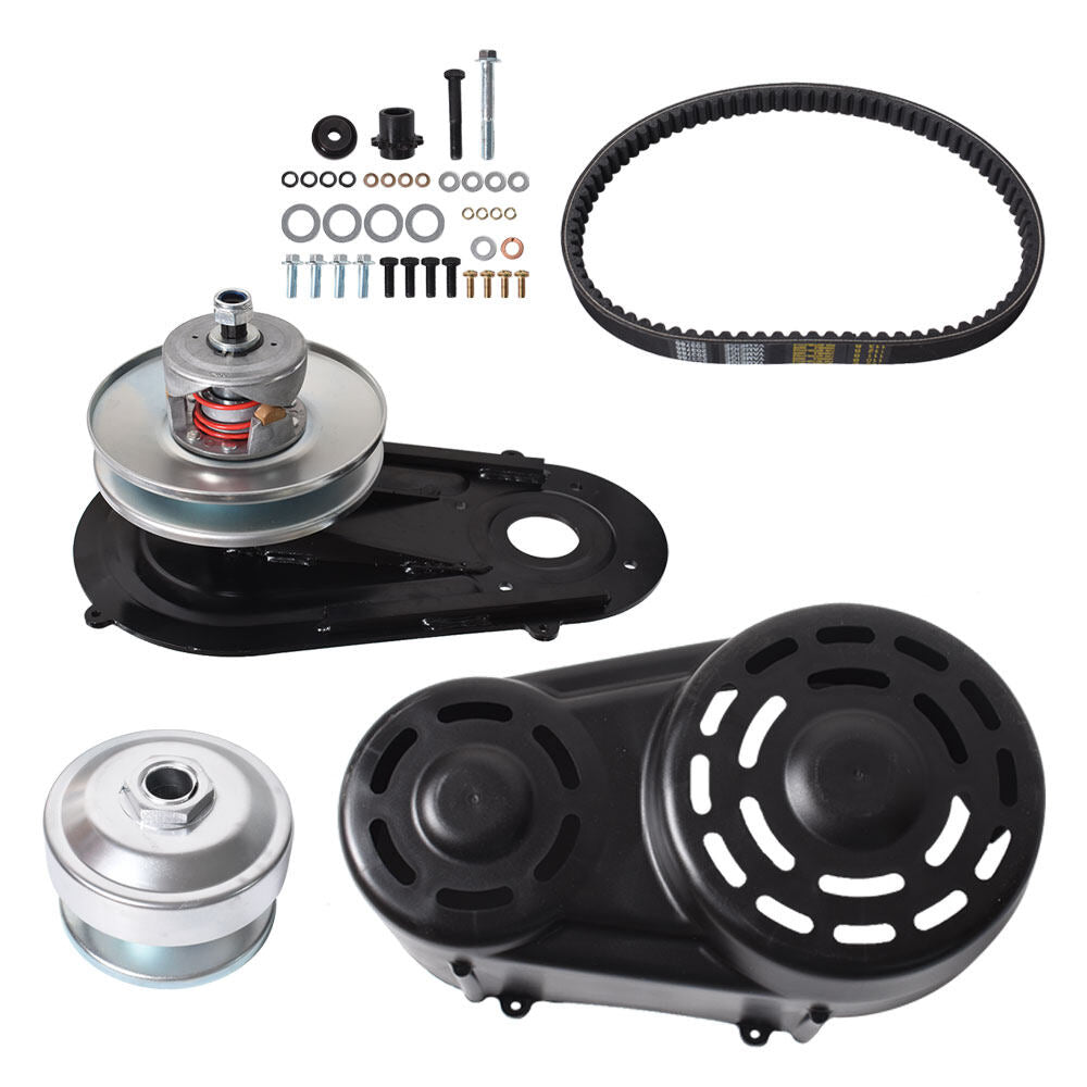 munirater Torque Converter Kit Clutch Pulley Driver Driven 8 to 16HP with a 1 Straight Crankshaft with 1/4 Keyway Replacement for Comet 40 Series Go Kart 203015A 203015 209133A 209133 209139A 209139