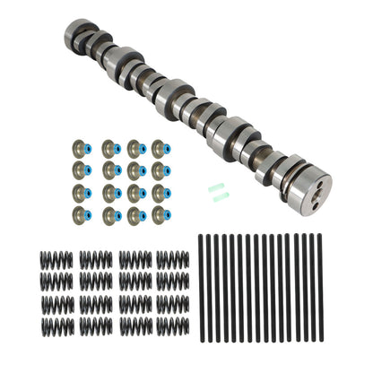 munirater Stage 4 LS Truck Camshaft Kit & Chromoly Pushrods Replacement for Silverado Sierra 4.8 5.3 6.0