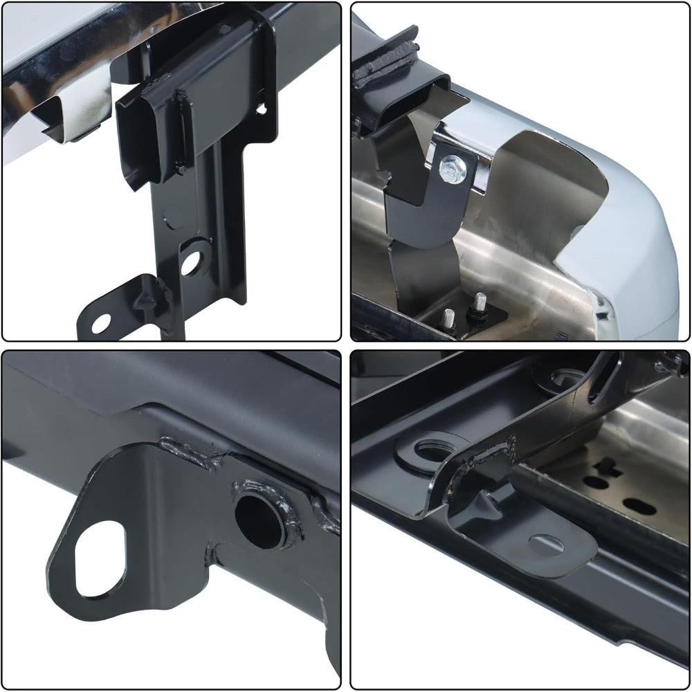Chrome Steel Rear Step Bumper for Ford Ranger 2019-2023, FO1103231
