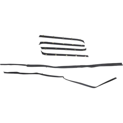 Window Sweep & Run Channel Weatherstrip Kit for Chevrolet K5 Blazer, 6-Piece