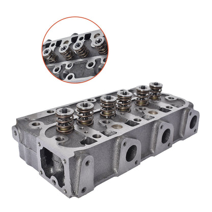 munirater Cylinder Head with Valves Replacement for Kubota D1105