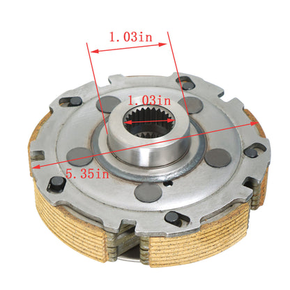 munirater Primary Drive Clutch Sheave Clutch Carrier Housing Oneway Replacement for Hisun UTV 500 700