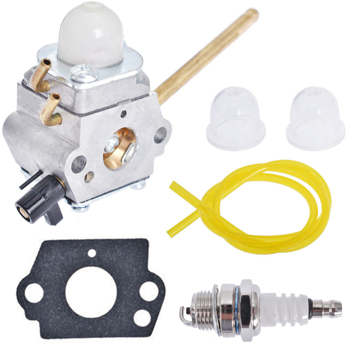 munirater Carburetor,Replacement for Homelite UT-08520 UT-08921 UT-08550 UT-08951 26CC Blower with Fuel Line Filter Spark Plug