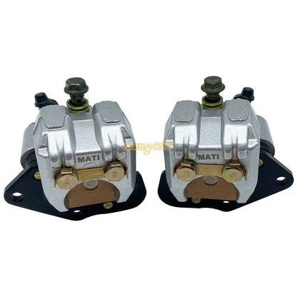 munirater Front Left Right Brake Calipers for Kawasaki Prairie 300 KVF300 1999-2002 w/Pads