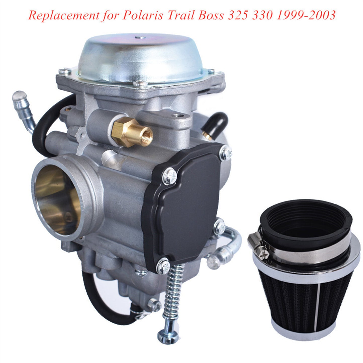 munirater Carburetor & Air Filter Replacement for 1999 2000 2001 2002 Polaris Trail Boss 325/2003-2013 Polaris Trail Boss 330