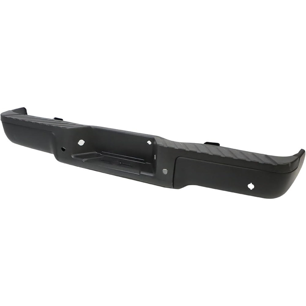 Primed Steel Rear Bumper for Ford F-150 2009-2014, with Sensor Holes, FO1103167