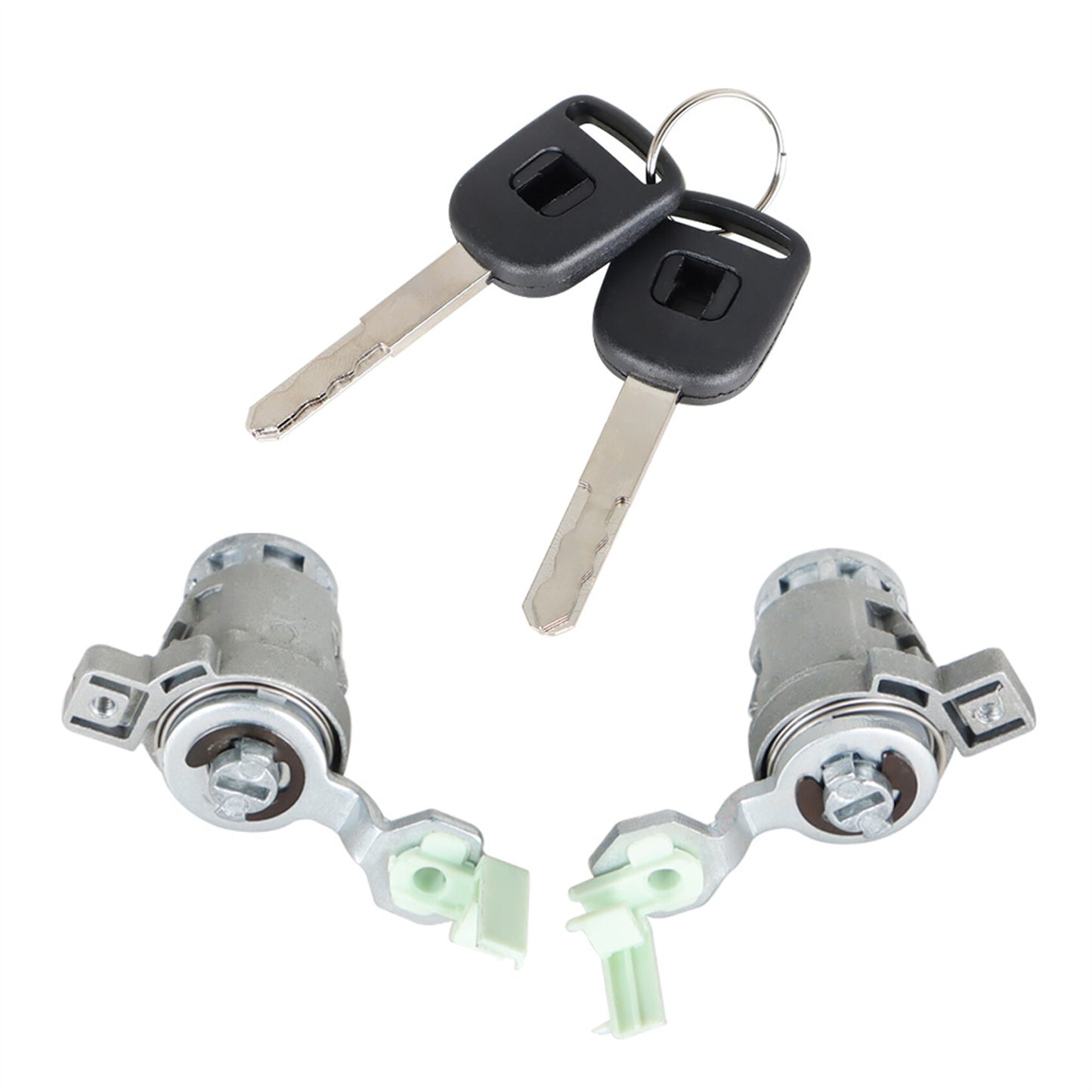 munirater Front Left Right Door Lock Cylinder Set Replacement for 2001-2005 Civic 72185-S9A-013