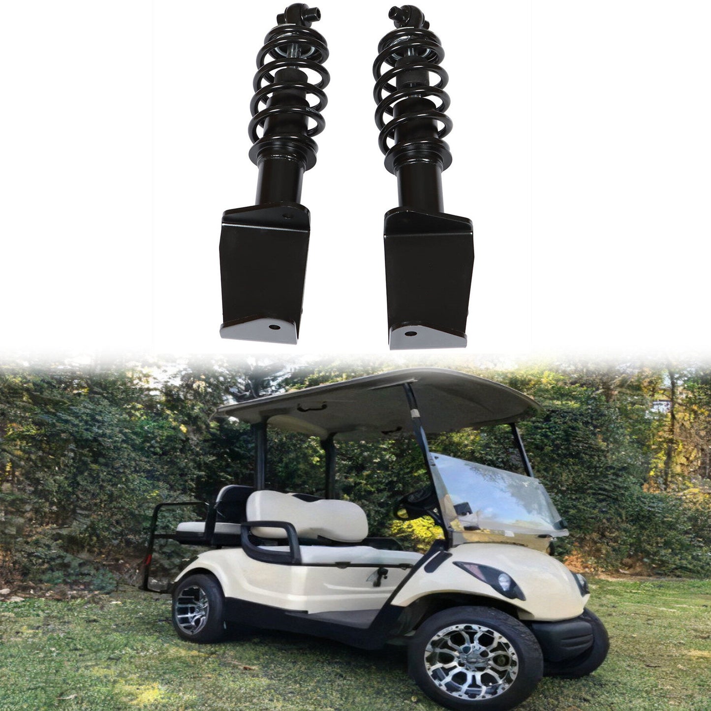 munirater Golf Cart Front Shock Passenger Side & Driver Side Replacement for Yamaha G29 Drive