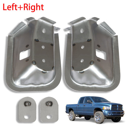 munirater Die Stamped Front Cab Mounts With Nutplates (Left & Right) Replacement for 1994-2002 Ram 1500 2500 3500