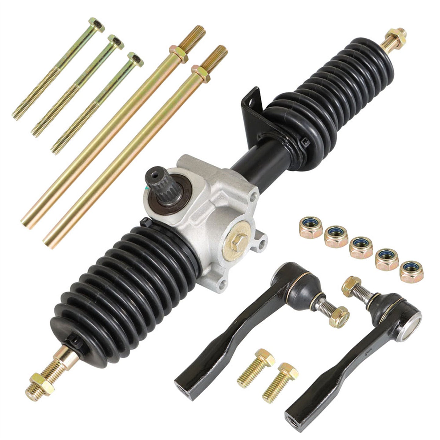 munirater Rack & Pinion Steering Assembly Replacement for RZR 4 900 2015-2018/RZR S 900 2015-2020 1823994 1824770