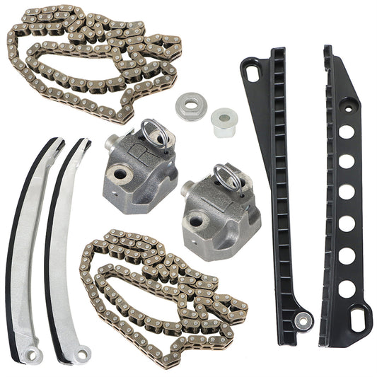 Timing Chain Kit w/o Gears 2-Bolts Guide Replacement for 2002-2011 E-150 Expedition Explorer Mustang Mercury 5W7Z-6268-AA F6AZ-6L266-CA