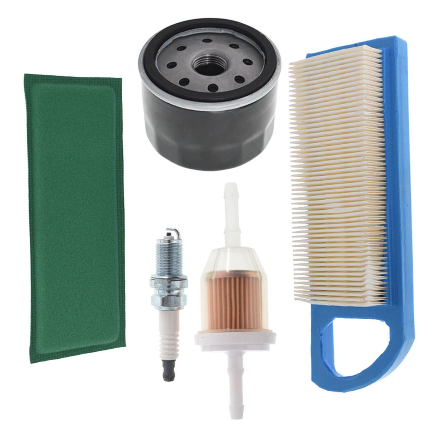 Air Filter GY20573, M147489 Pre Filter AM125424 Oil Filter AM116304 Fuel Filter Engines Replacement for John Deere Lawn Tractor