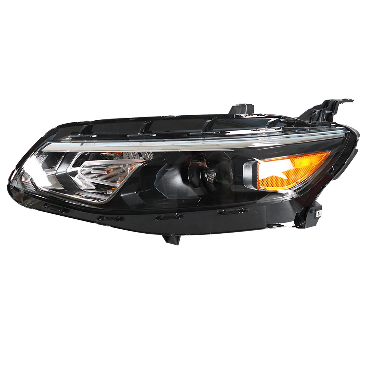 munirater Headlight Assembly Driver Side Black Housing Projector Replacement for 2016 2017 2018 Malibu