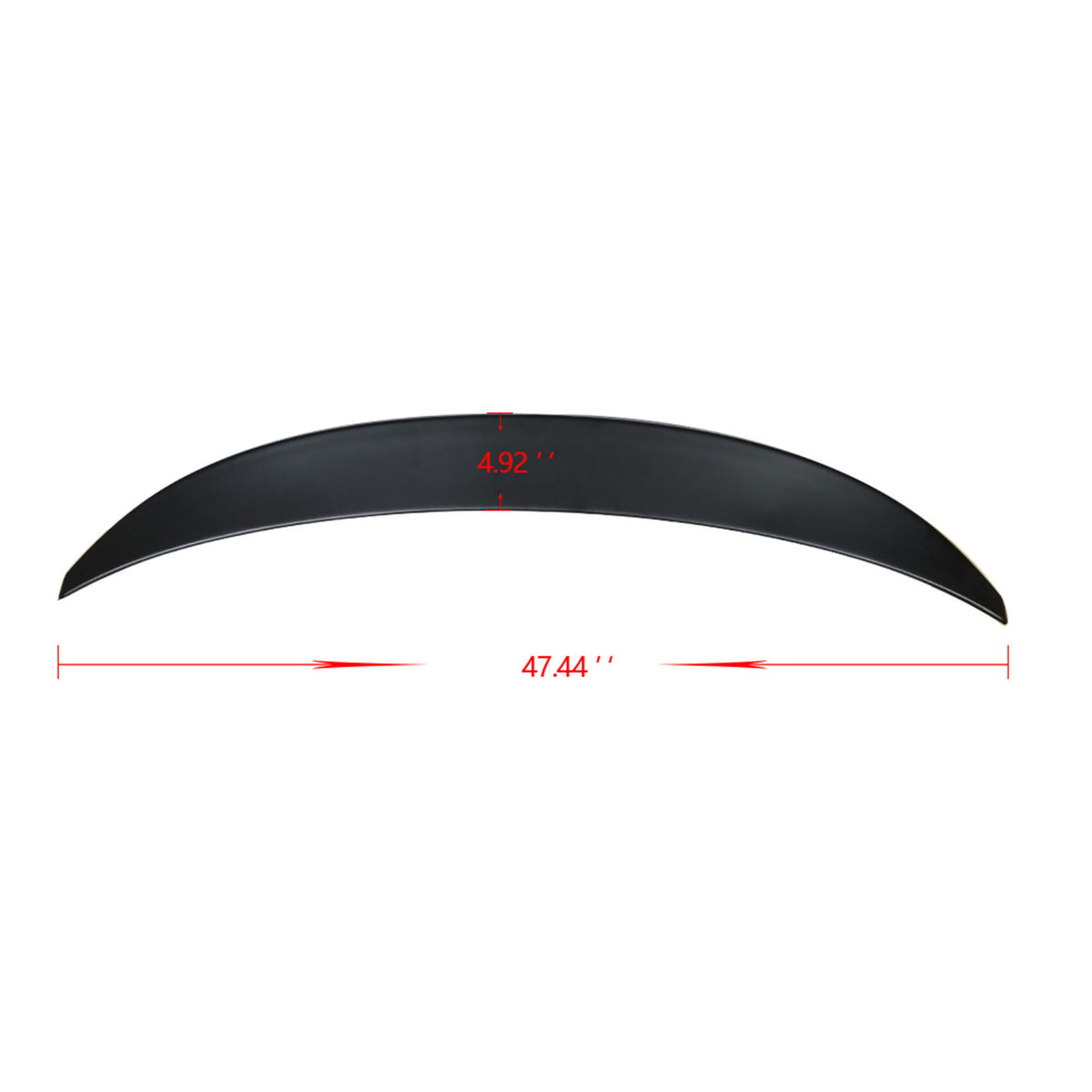 munirater Trunk Spoiler Wing Matte Black Factory Style Replacement for 2020 2021 2022 Toyota Corolla Sedan