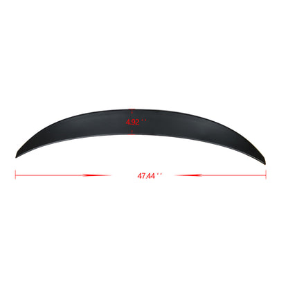 munirater Trunk Spoiler Wing Matte Black Factory Style Replacement for 2020 2021 2022 Toyota Corolla Sedan