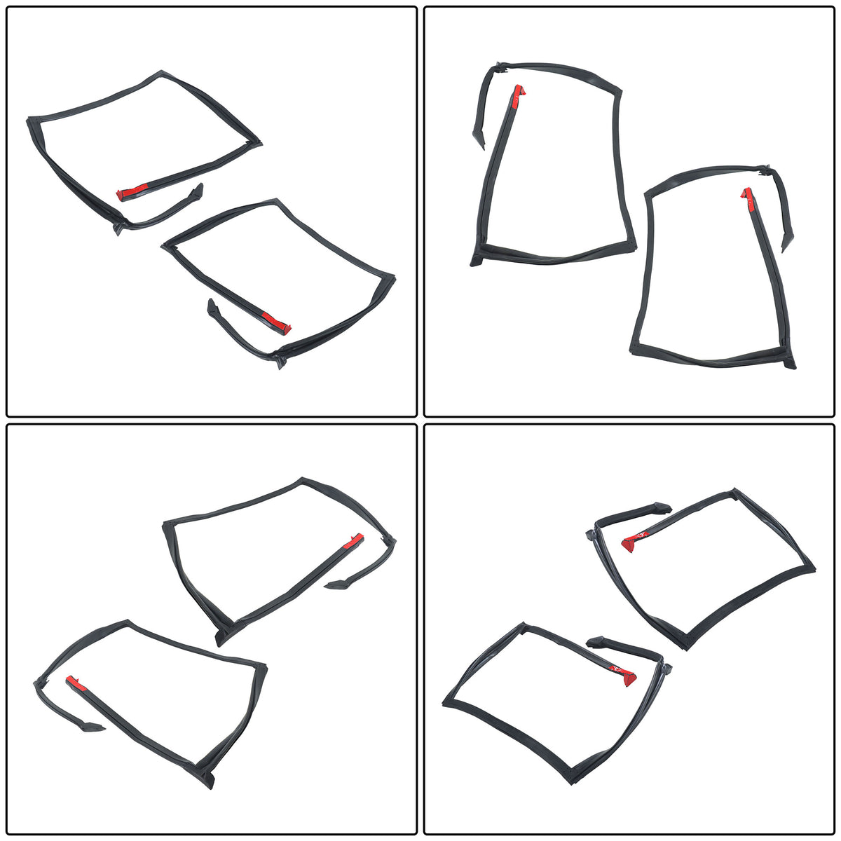 T-Top Roof Weatherstrip Seals for 1982-1992 Camaro & Firebird, Left & Right