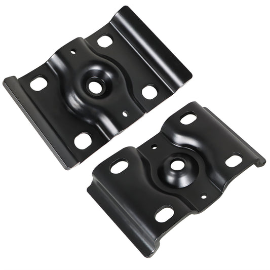 munirater 2-Pack Rear Suspension Axle Leaf Spring U-Bolt Top Plate Bracket Replacement for 1999-2010 F250 F350 Super Duty Excursion