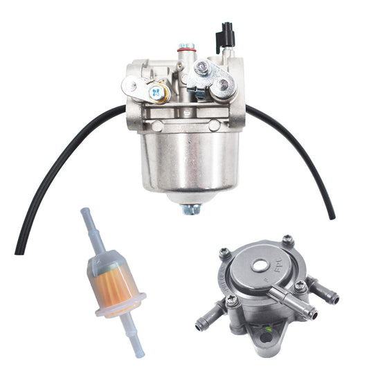 munirater Carburetor with Fuel Pump & Fuel Filter Replacement for EZGO TXT 295CC Golf Carts 1991 - Up