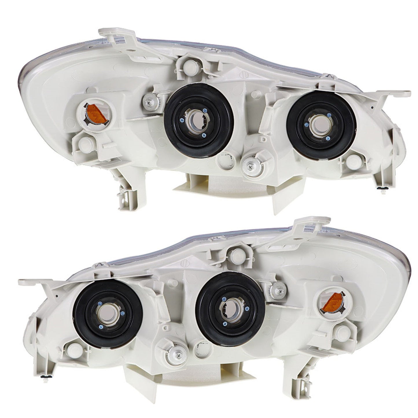 munirater Head Lamps Headlights Left+Right Replacement for 2003 2004 2005 2006 2007 2008 Corolla Clear