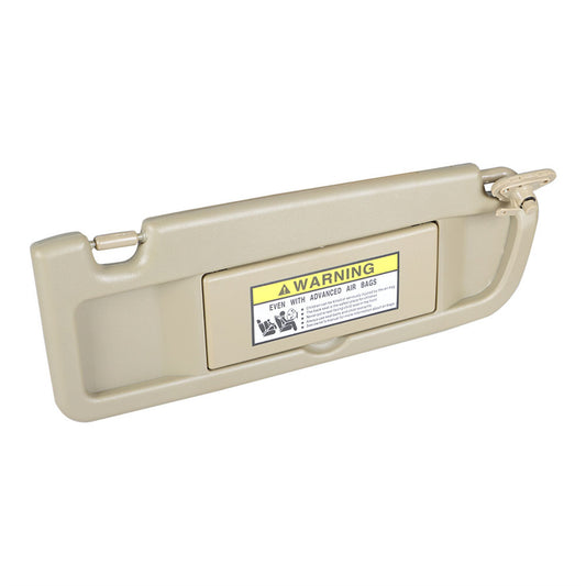 munirater Beige Sun Visor Sun Shade Passenger Right Side Replacement for 2006-2008 Honda Civic 83230-SNA-A01ZB