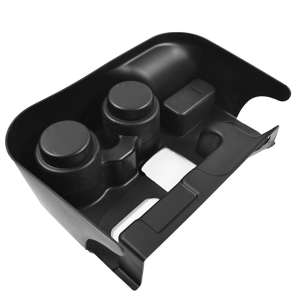 Black Center Console Cup Holder Front Side Replacement for 2003-2012 Ram 1500 2500 3500