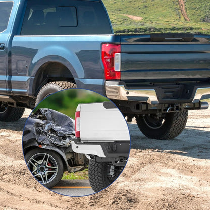 Chrome Steel Rear Step Bumper Assembly for Toyota Pickup DLX 1989-1995