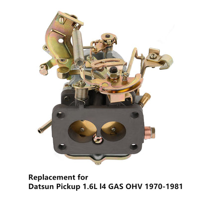 munirater Carburetor Replacement for Nissan Homer 1972-1976 Datsun Pick Up 1970-1981 Nissan Hommy/Caravan 1975 Replaces 16010-B5200 16010-B0302