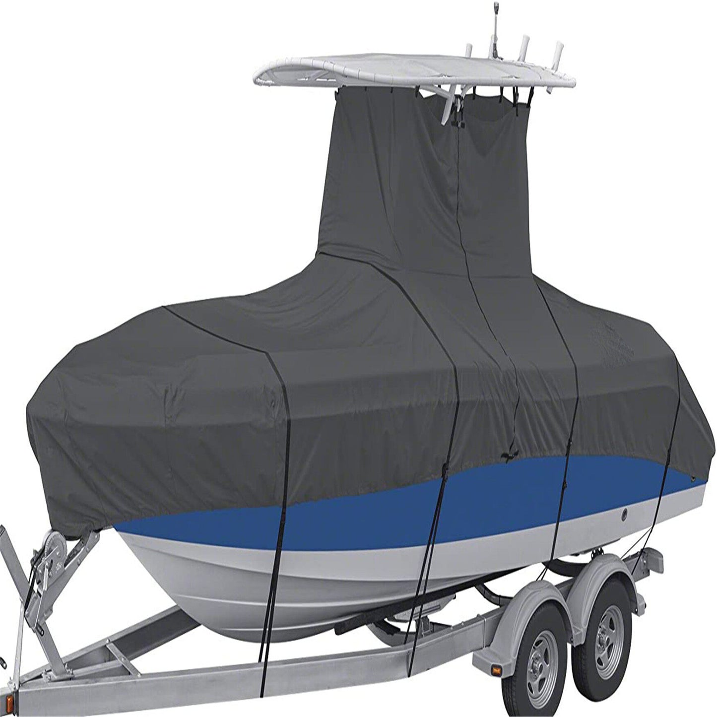 munirater Boat Cover Heavy Duty Replacement for Center Console Style Boats with T - Top Roofs